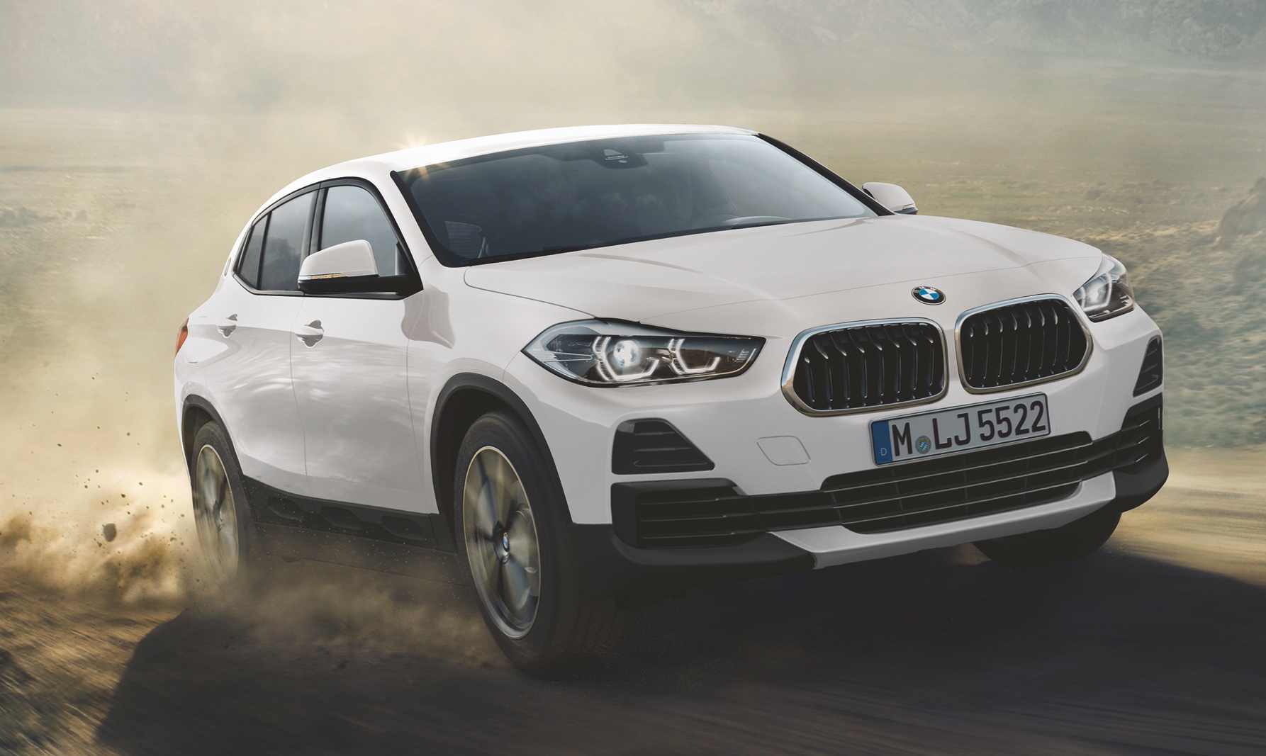 BMW X2 offroad driving